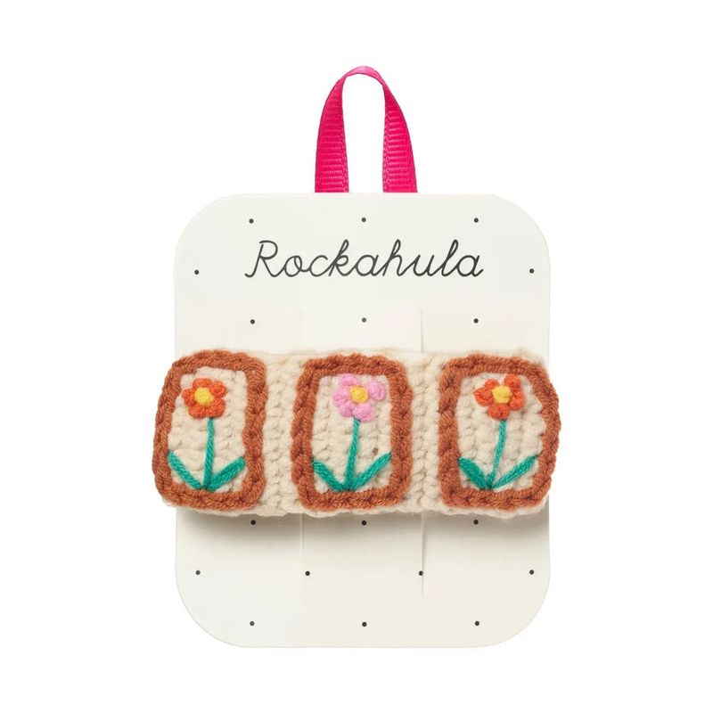 Rockahula Cottage Floral Crochet Barette Clip
