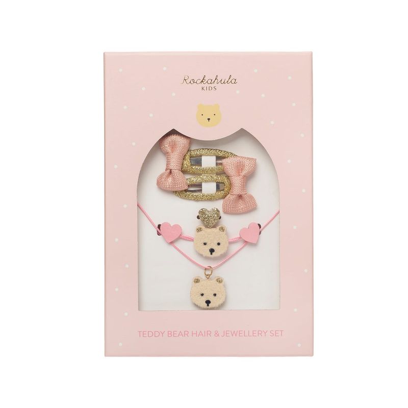 Rockahula Teddy Bear Hair &amp; Jewelry Set