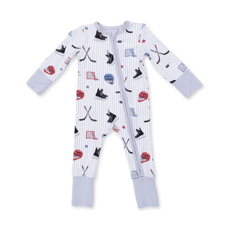 Angel Dear / Convertible Romper / Hockey Stripe
