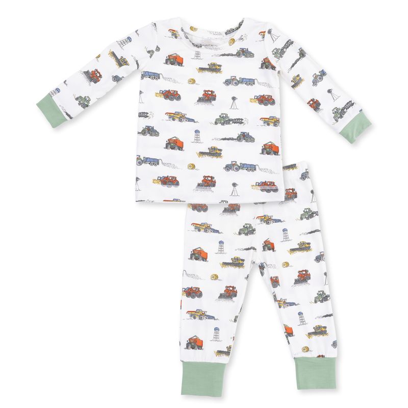 Angel Dear / Long Sleeve Loungewear Set / Farm Machines