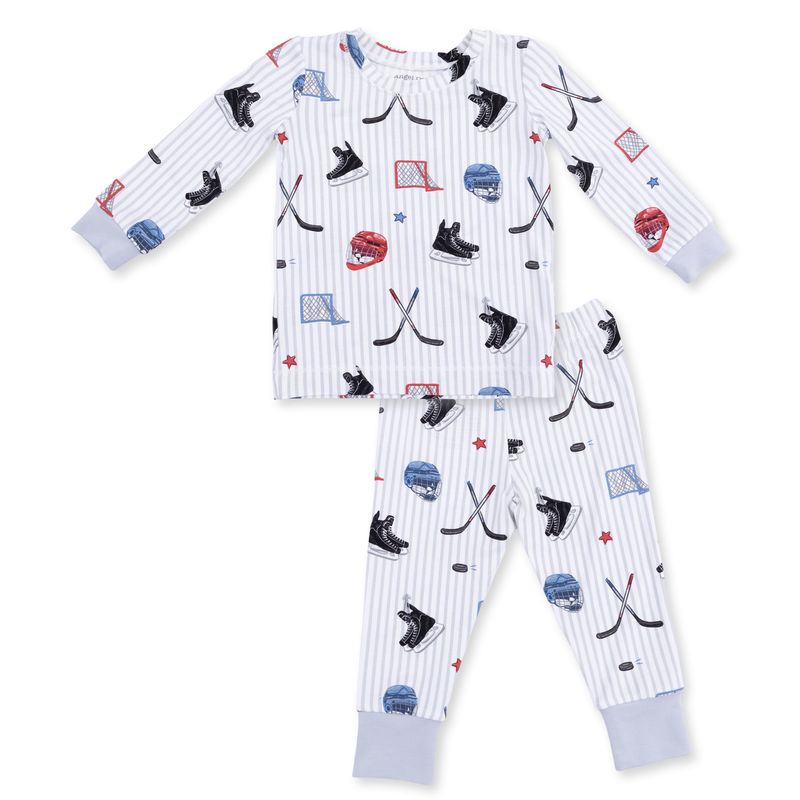 Angel Dear / Long Sleeve Loungewear Set / Hockey Stripe