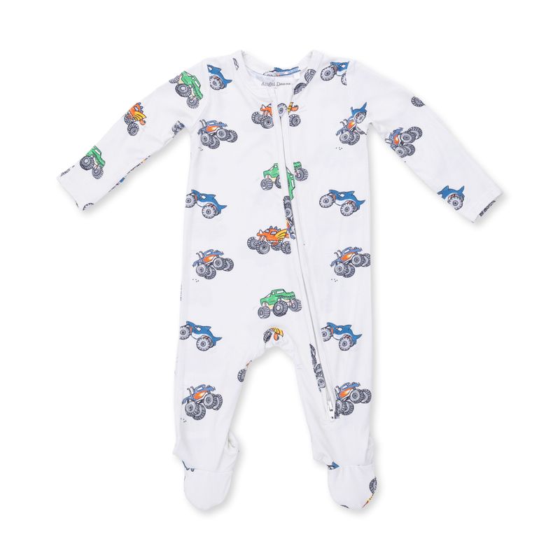 Angel Dear / 2 Way Zipper Footie / Monster Trucks