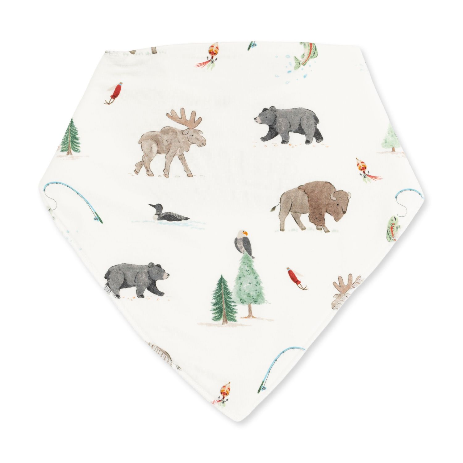 Angel Dear / Bandana Bib / Northern Woodland Animals