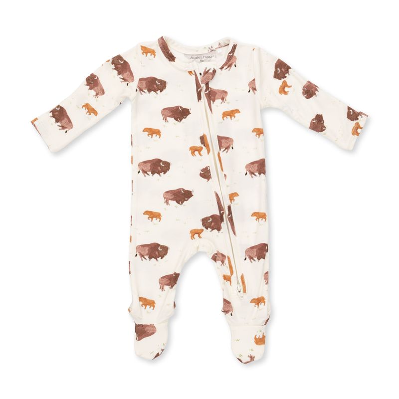 Angel Dear / 2 Way Zipper Footie / American Buffalo
