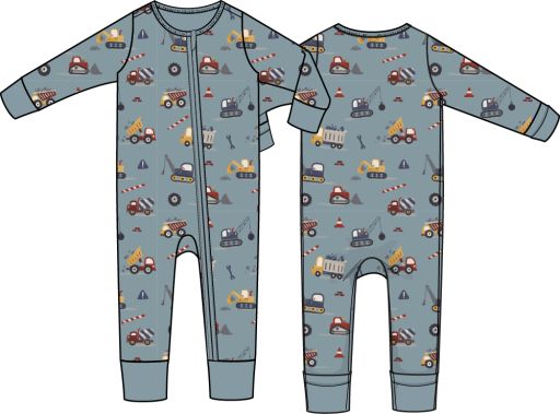 Angel Dear / Convertible Romper / Crayon Construction, Size: 6/12M
