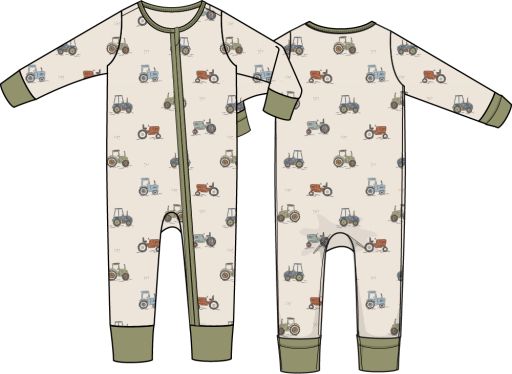 Angel Dear / Convertible Romper / Future Farmer, Size: 6/12M