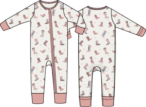 Angel Dear /  Convertible Romper / Buckarette Boots, Size: 6/12M