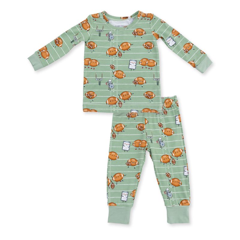 Angel Dear / Long Sleeve Loungewear Set / Footballs Playing Football