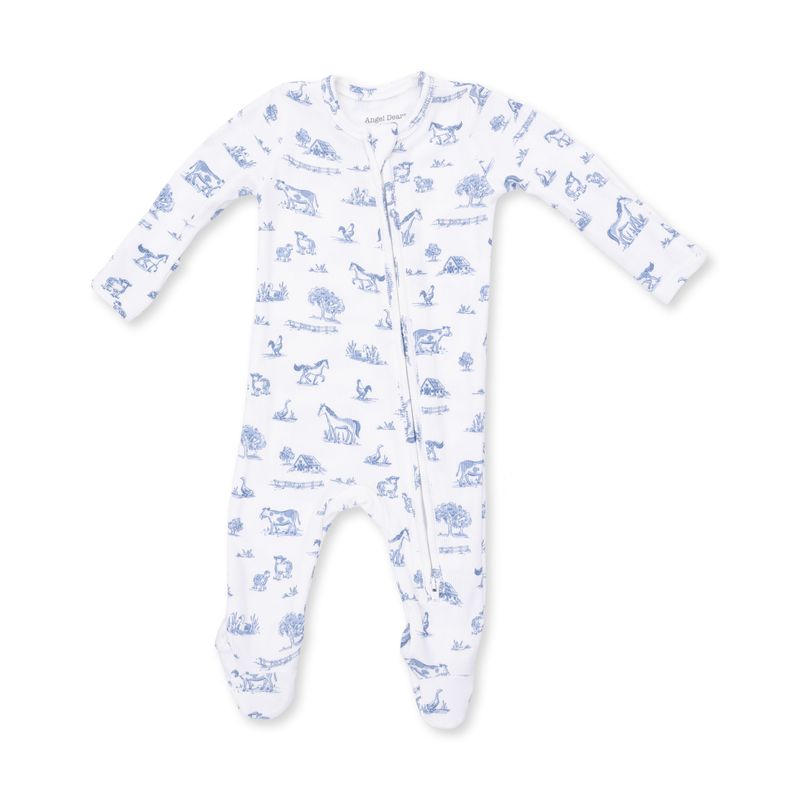 Angel Dear / 2 Way Zipper Footie / Farm Friends