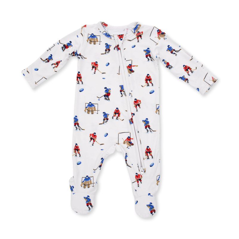 Angel Dear / 2 Way Zipper Footie / Hockey Players