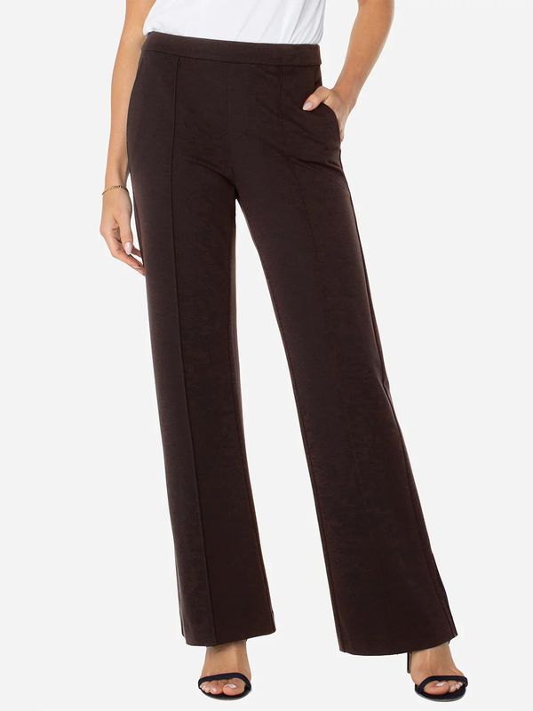 Liverpool / Kayla Pull-on Wide Leg Trouser / Brown Truffle