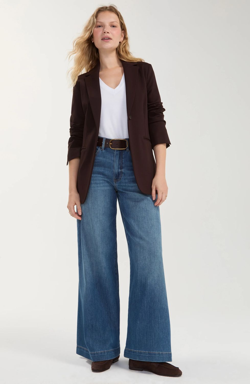 Liverpool / Kit High Rise Relaxed Wide Leg 32'' Jean / Autumn Fade