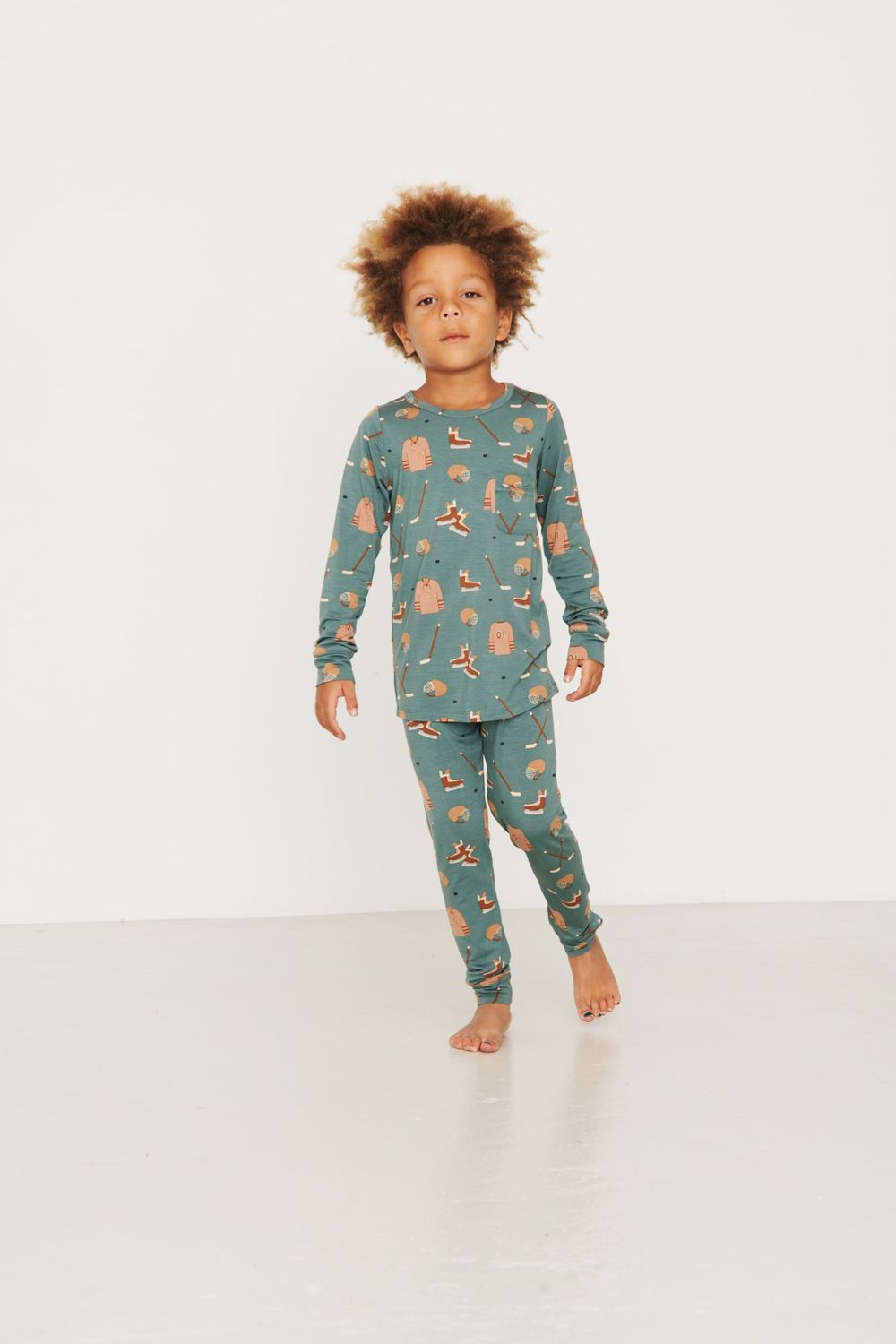 Bambi &amp; Birdie / Classic Jammies Set / Hockey