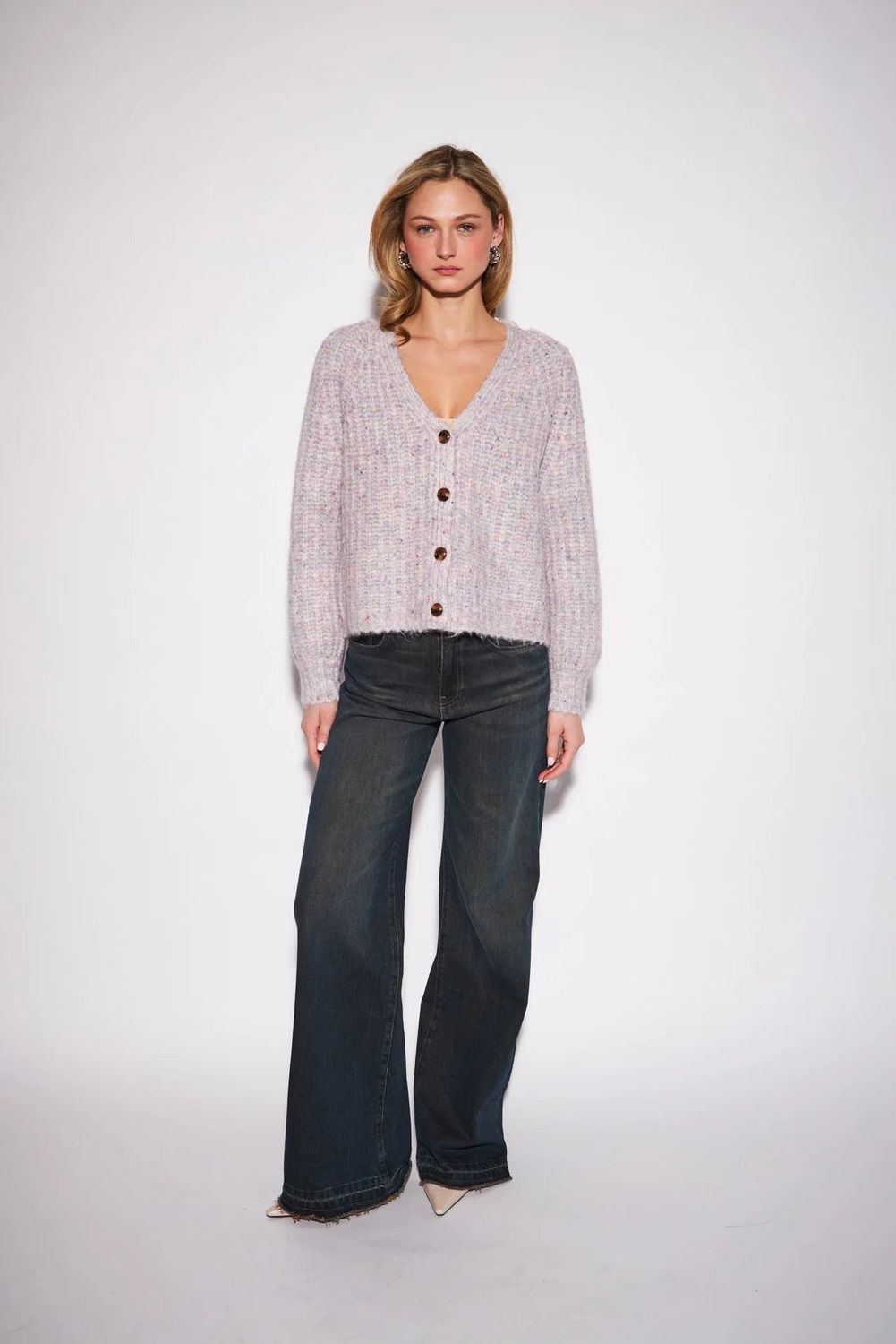 John &amp; Jenn / Hawkins Cardigan / Lilac Dream