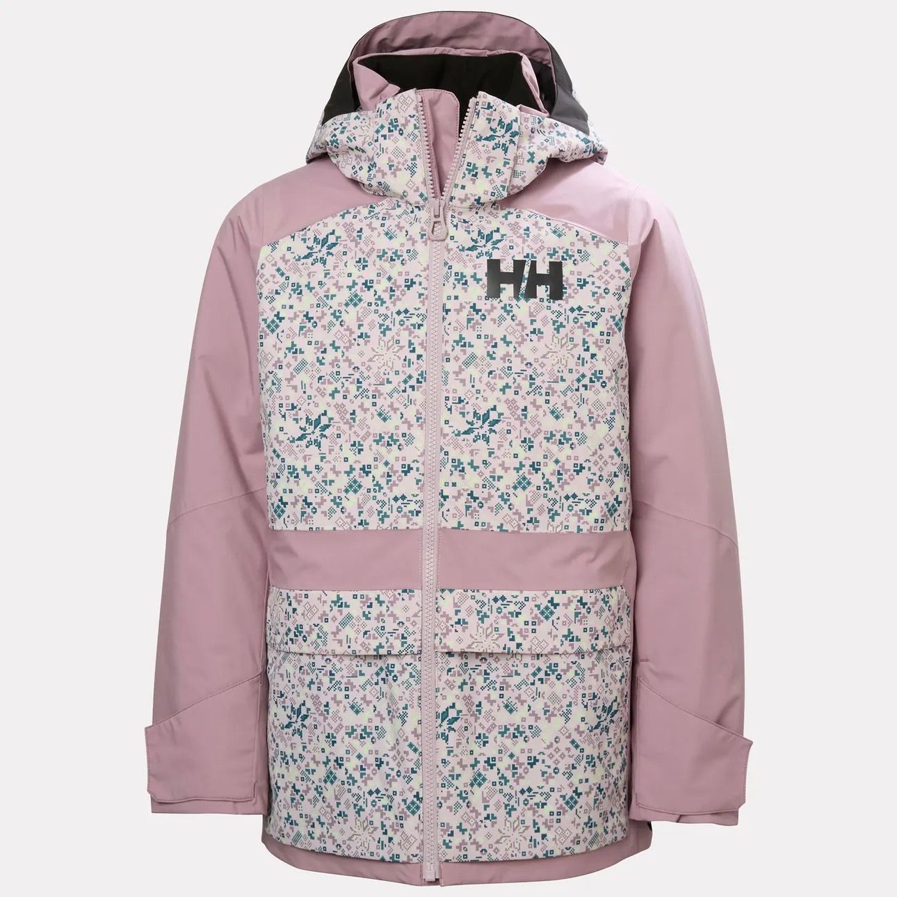 Junior Girls’ Stellar Jacket 2.0 / Purple Clay AOP