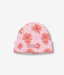 Headster/Painted Flowers Beanie/Rosado