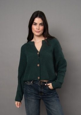 RD/Rhaine Long Raglan Sleeve Crew NE/Dark Green