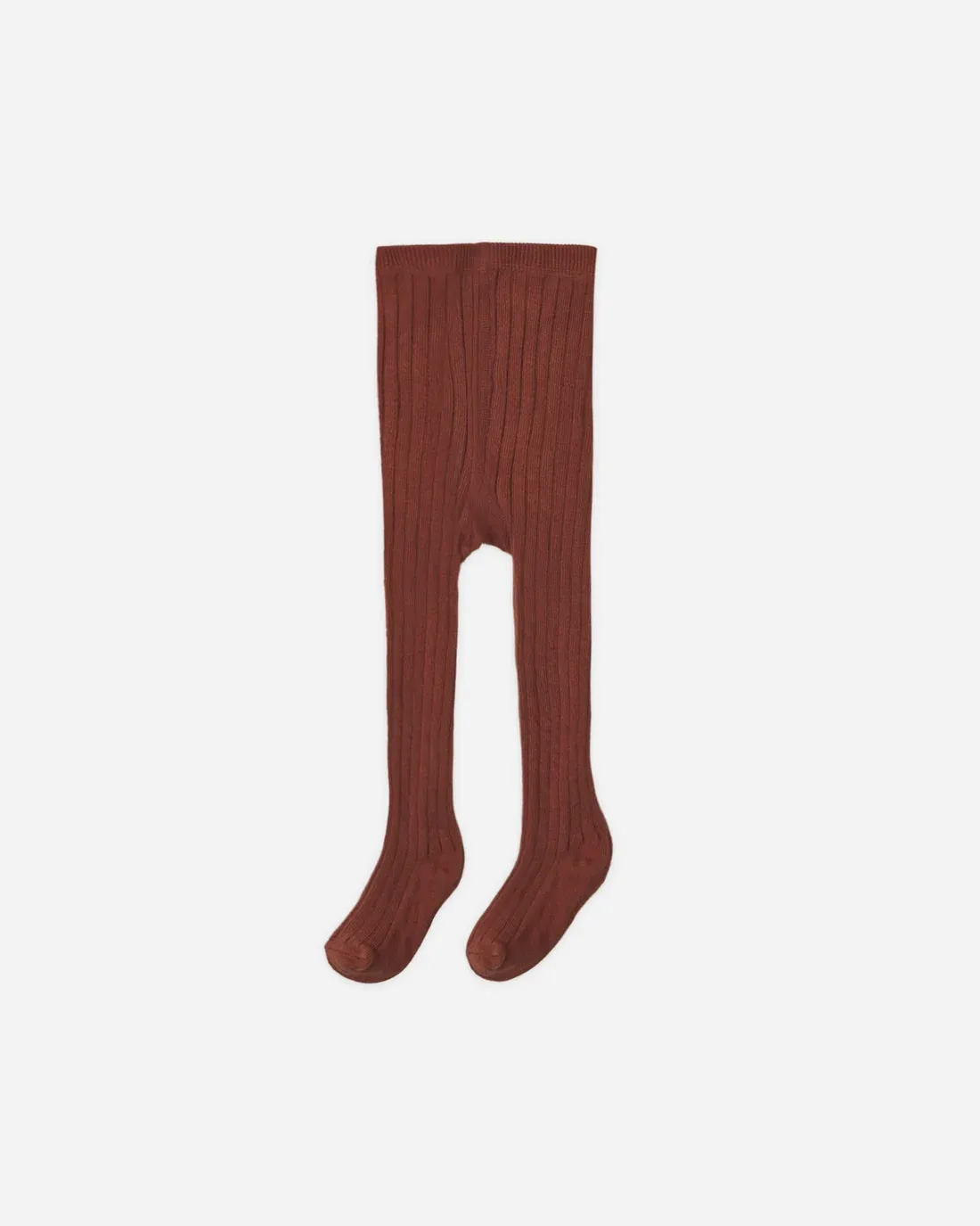 Rylee+Cru/Ribbed Tights/Brick