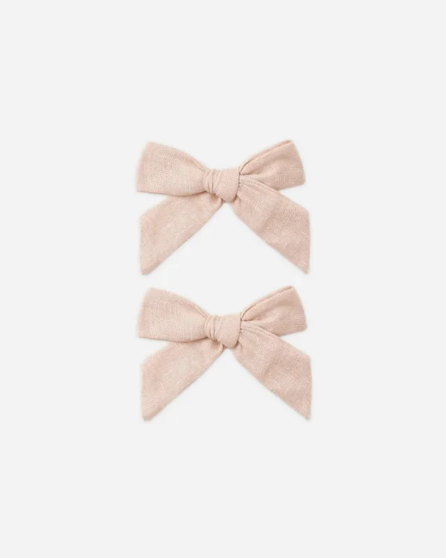 Rylee+Cru/Bows/ Sets of 2/Blush