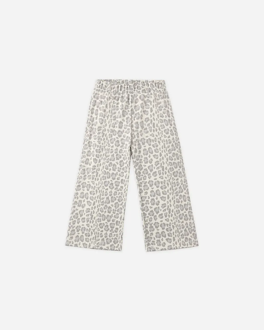 Rylee+Cru/Wide Leg Sweatpants/Blue Leopard