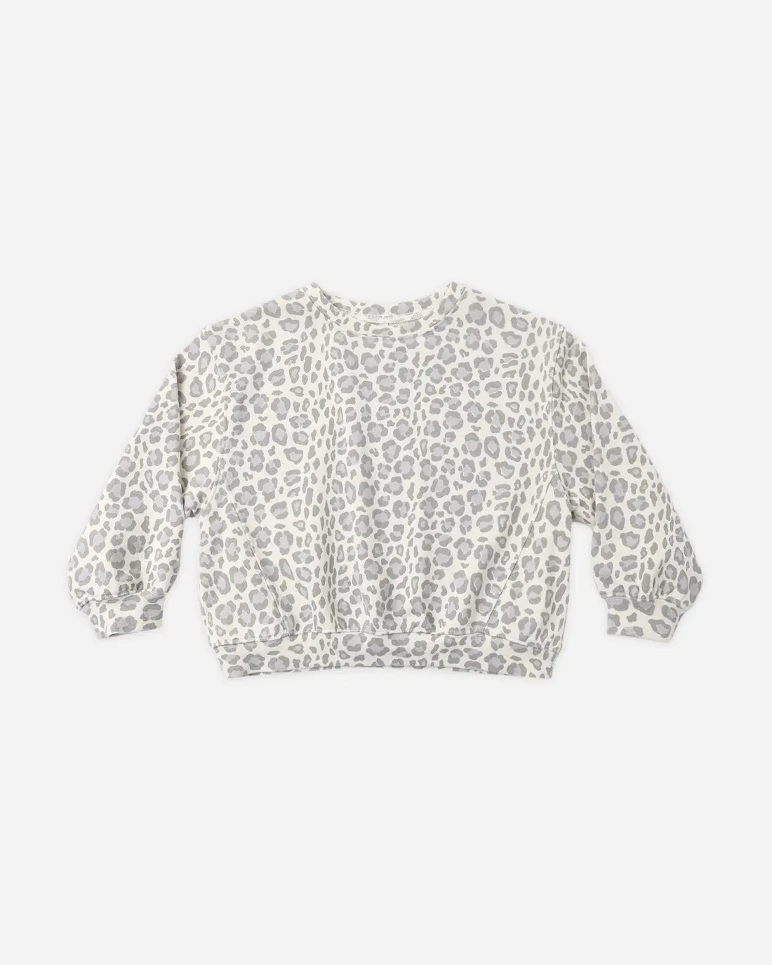 Rylee+Cru/Oversized Sweatshirt/ Blue Leopard