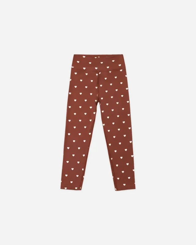 Rylee+Cru/Basic Legging/Brick Hearts