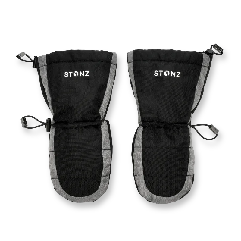 Stonz/Snow Mitts/Toddler &amp; Kid/Black/Grey