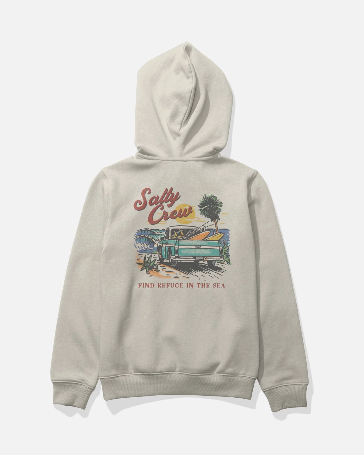 Salty Crew / Truck Bed Boys Fleece Hoodie / Bone