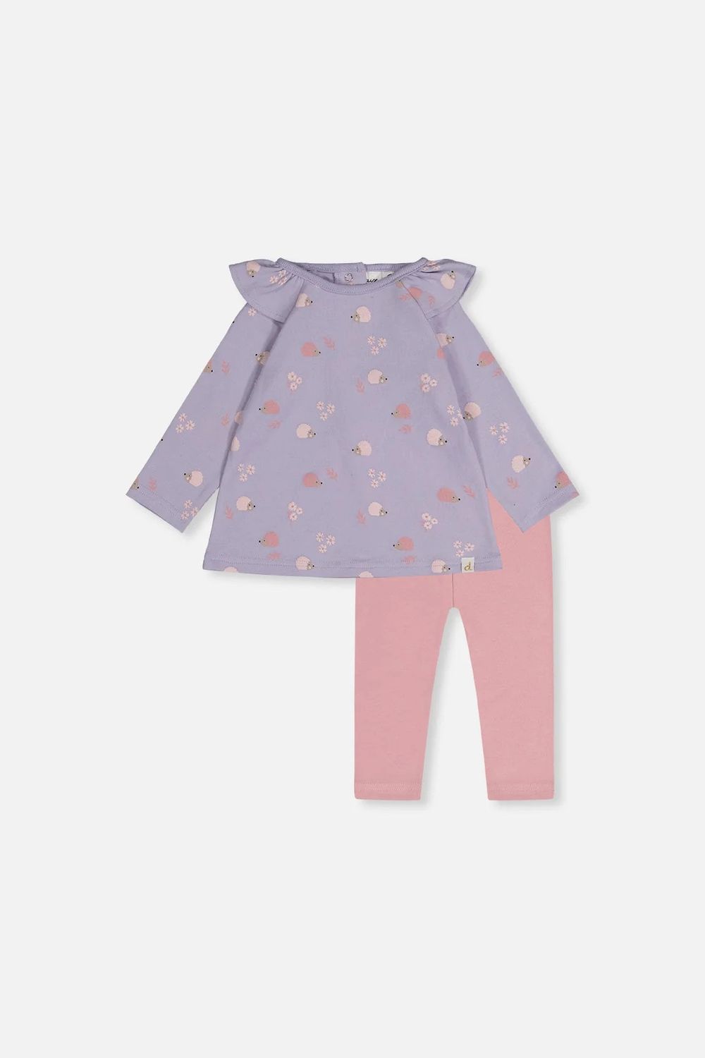 Deux par Deux / Baby Tunic &amp; Legging Set / Printed Hedgehog