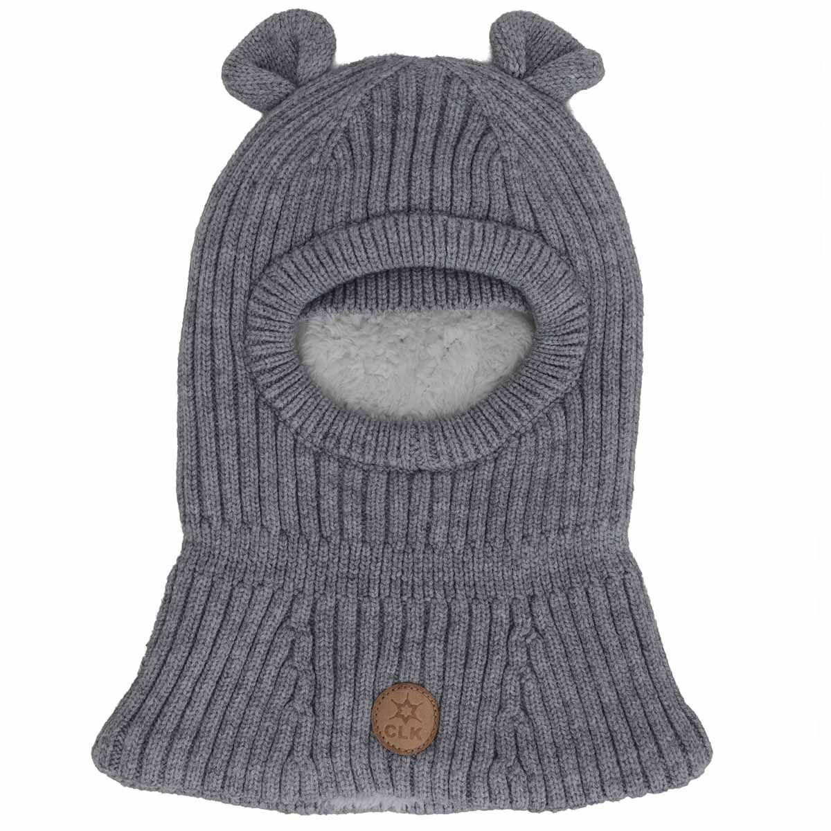 Calikids / Knit Bear Balaclava / Light Grey