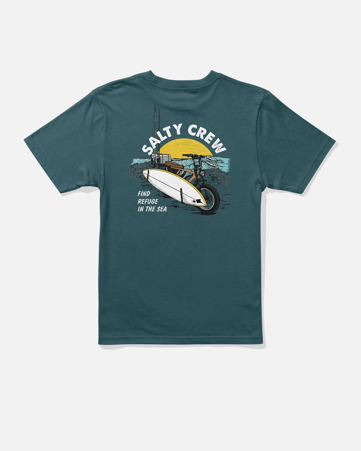 Salty Crew / Beach Cruiser Boys Tee / Atlantic Blue