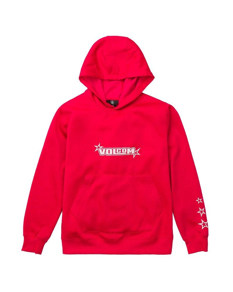 Volcom / Youth Hydro Fleece Hoodie / Bright Cherry