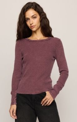 Z Supply/Arlet Mini Thermal Top/Berry Noir