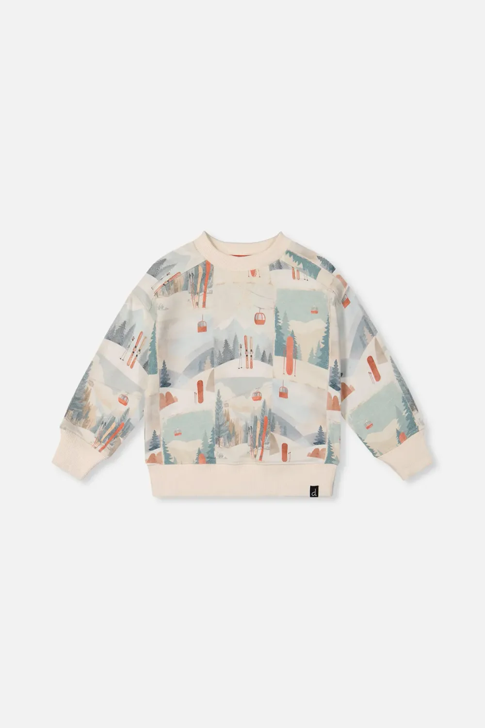 Deux Par Deux/Fleece Sweatshirt/Vintage Ski