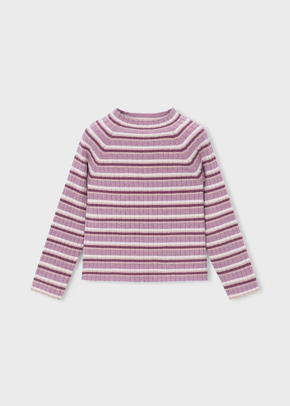 Mayoral / 4026 Girls Mockneck Sweater / Violet Mix