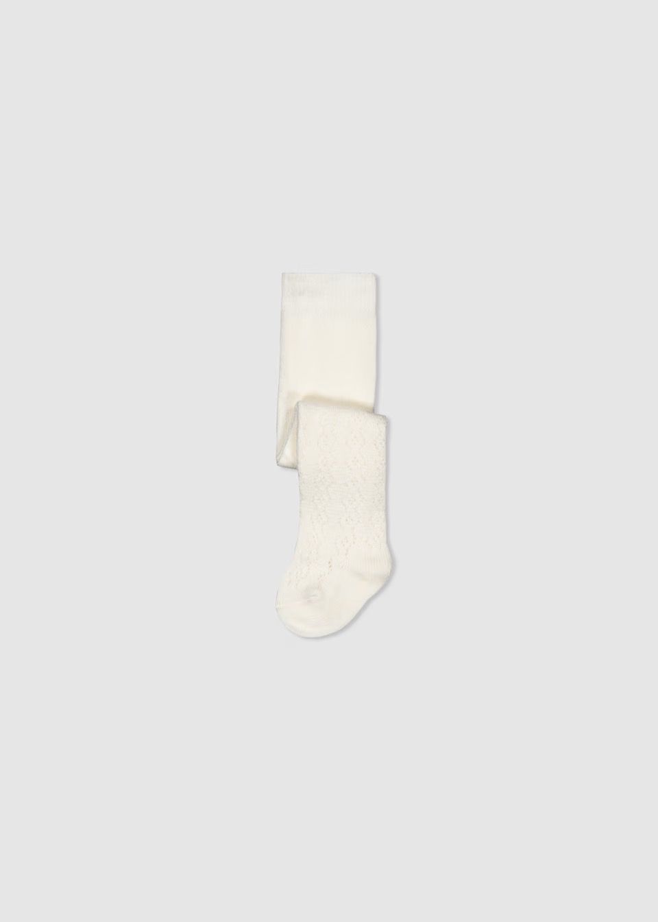 Mayoral / 9104 Newborn Openwork Tights / Natural
