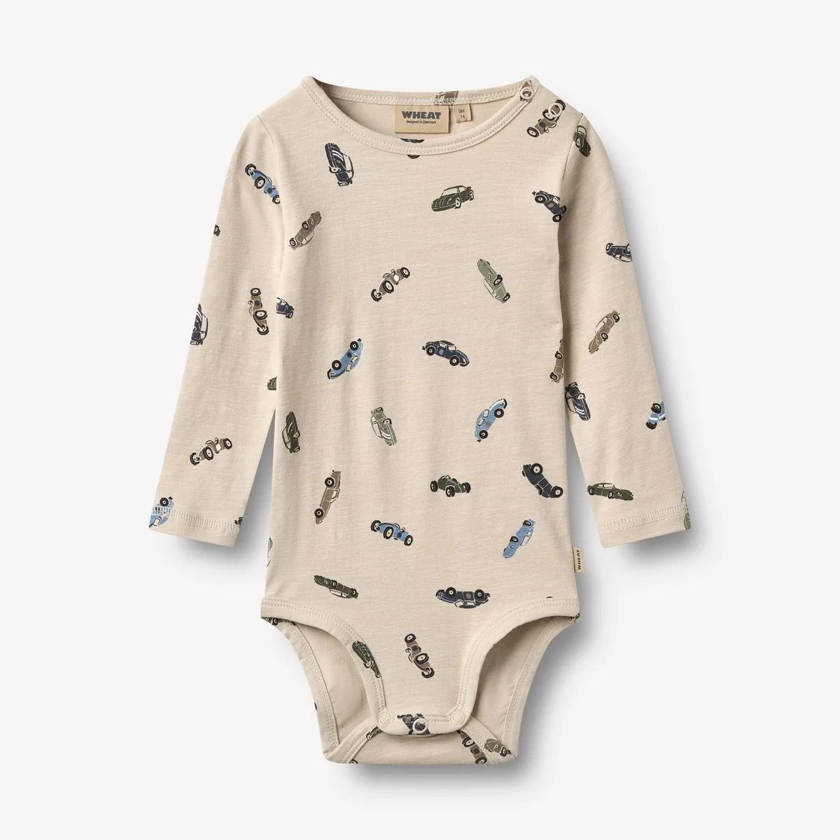 Wheat / Baby LS Bodysuit Freddie / Cars