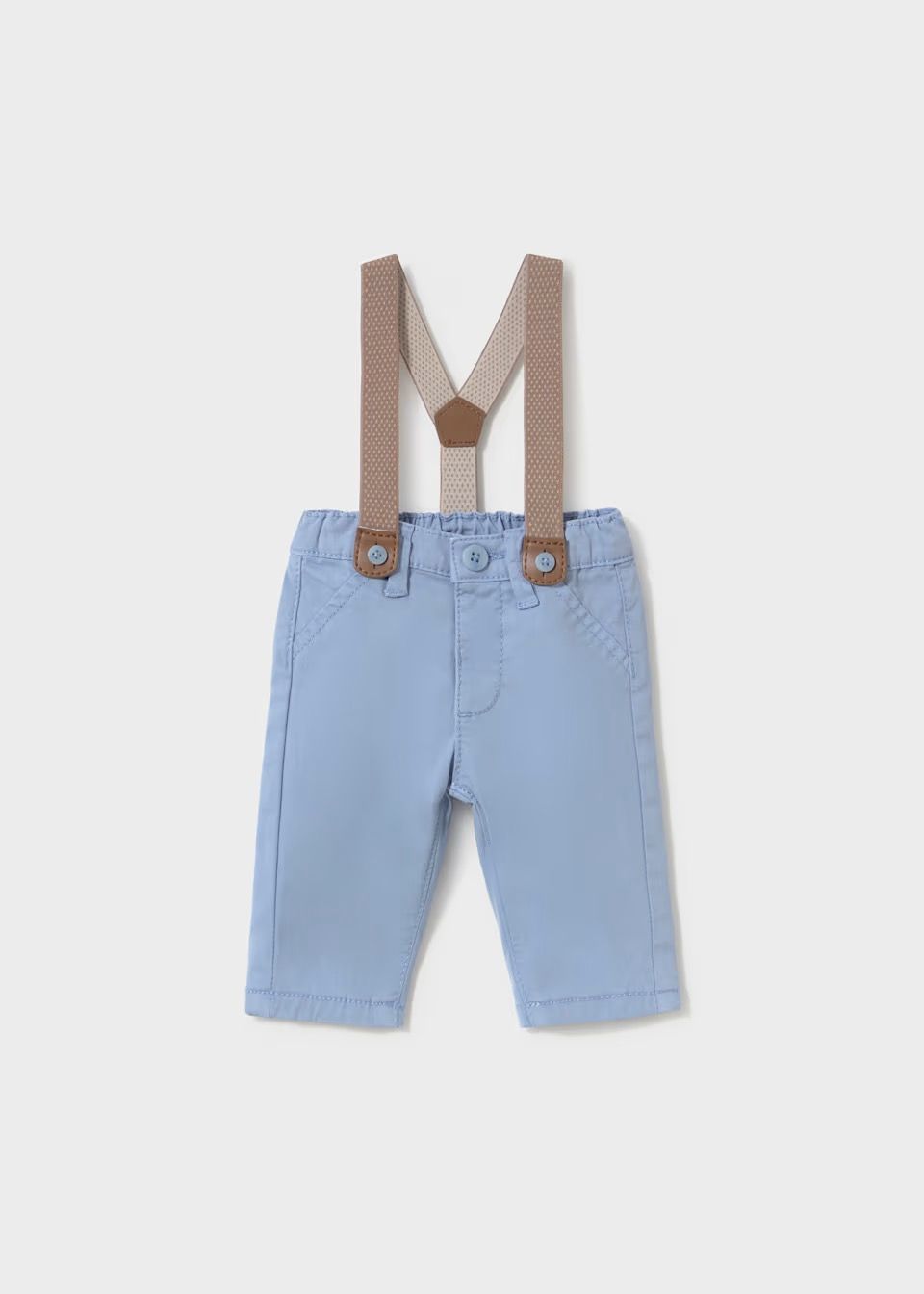 Mayoral / 2504 Newborn Boy Suspender Pants / Rain