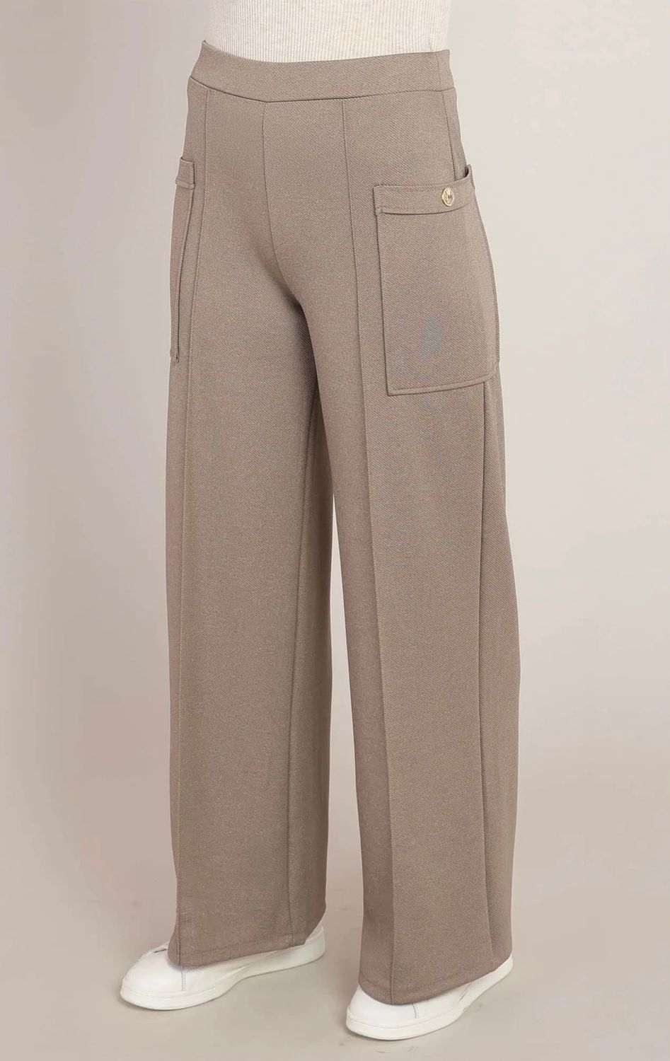 Room 34 / Twill Pocket Pants / Warm Taupe
