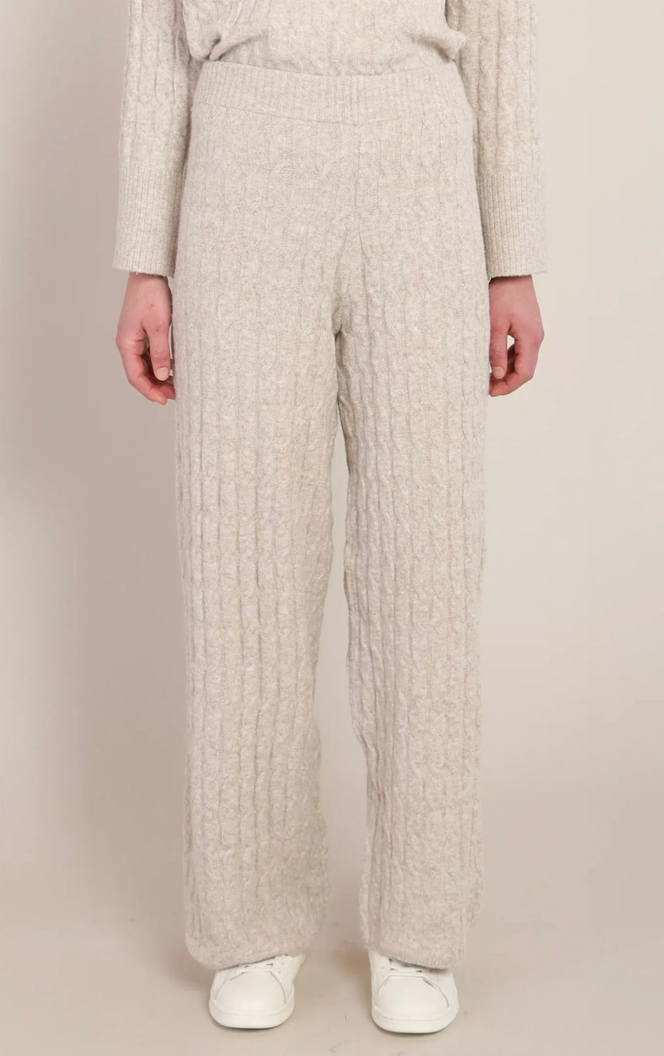 Room 34 / Cable Knit Pants / Beige