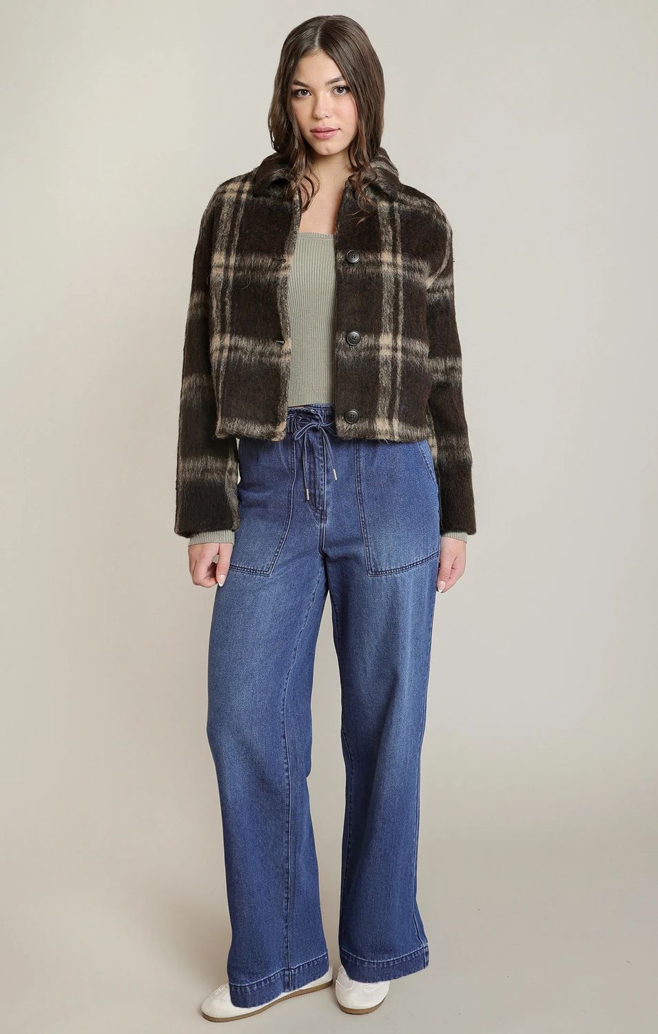 Dex / Wide Leg Denim Pant / Washed Indigo