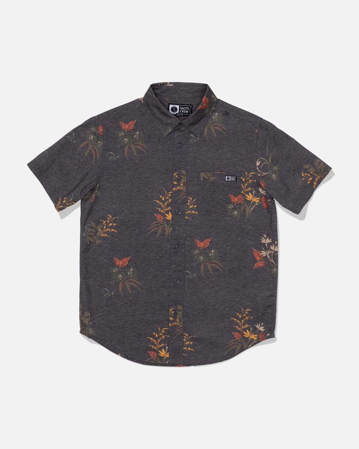 Salty Crew / Crew Boys Button Up / Off Black
