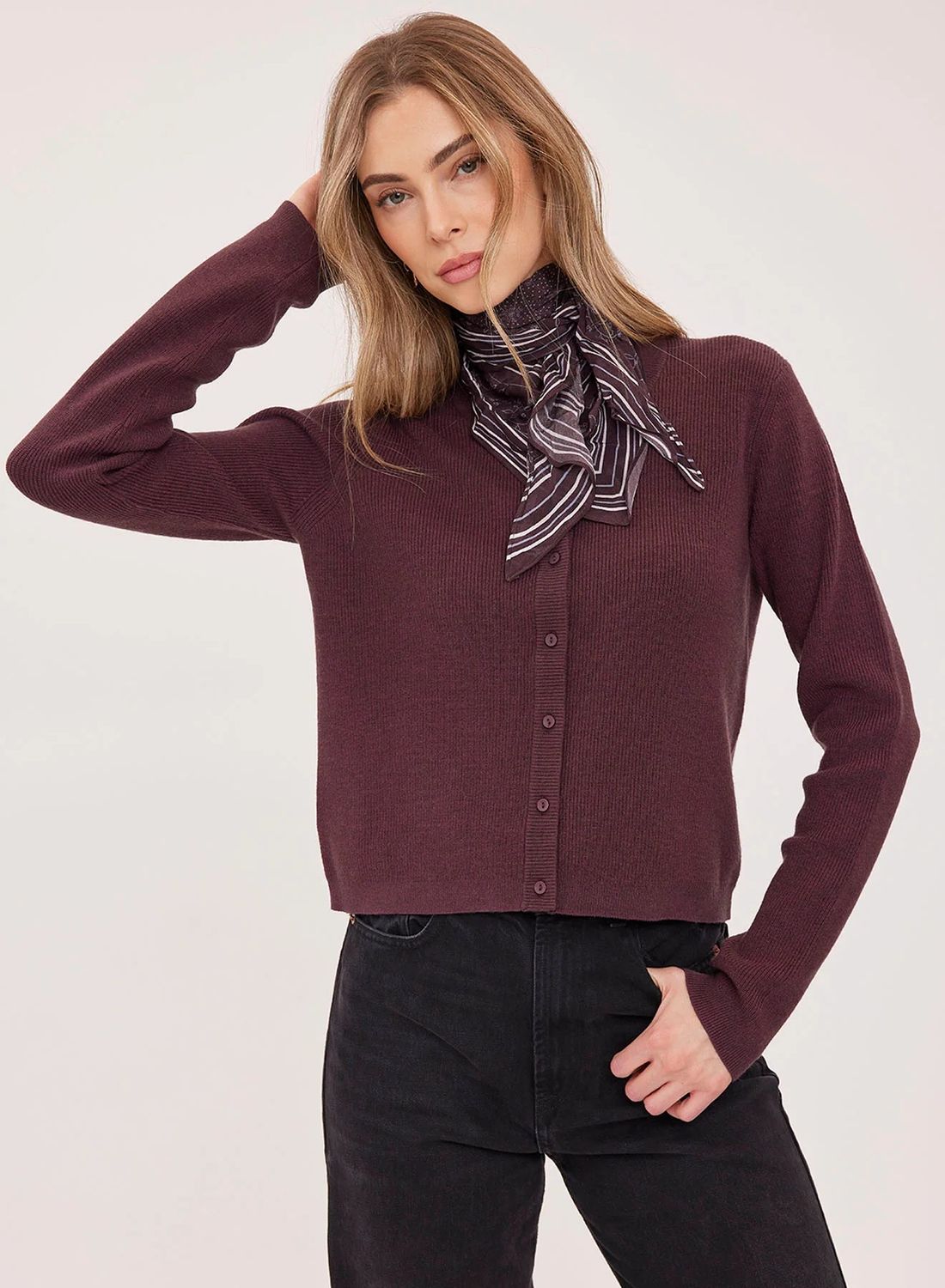 Gentle Fawn / Mirabelle Cardigan / Heather Port