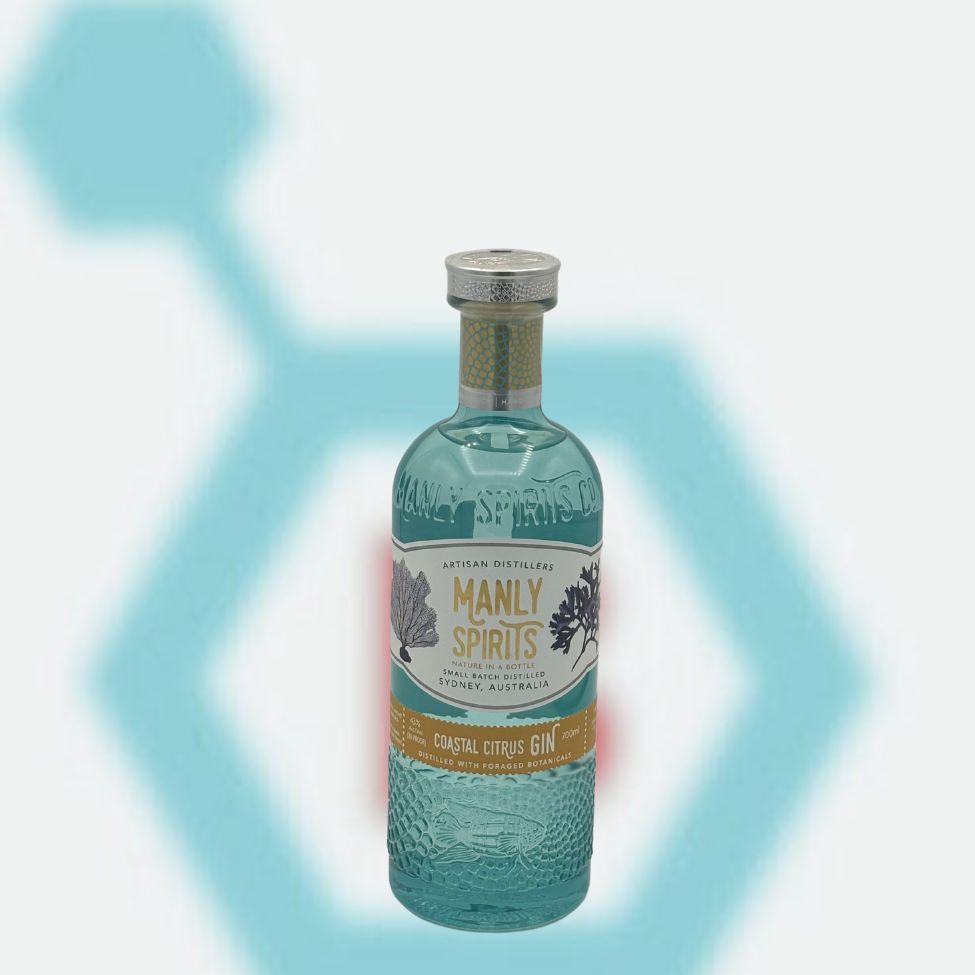 MANLY COASTAL CITRUS GIN 700ML 43% ABV
