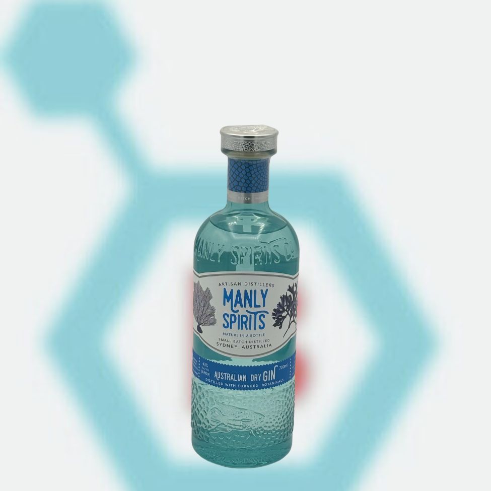 MANLY AUSTRALIAN DRY GIN 700ML 43% ABV