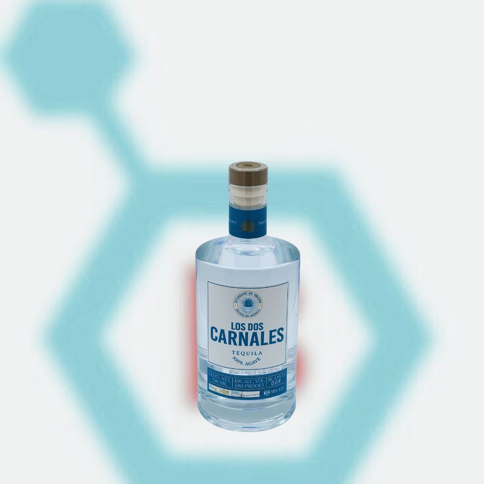 LOS DOS CARNALES TEQUILA BLANCO 750ML 40% ABV