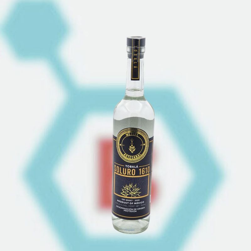 SOLURO 1610 MEZCAL TOBALA 750ML 46% ABV
