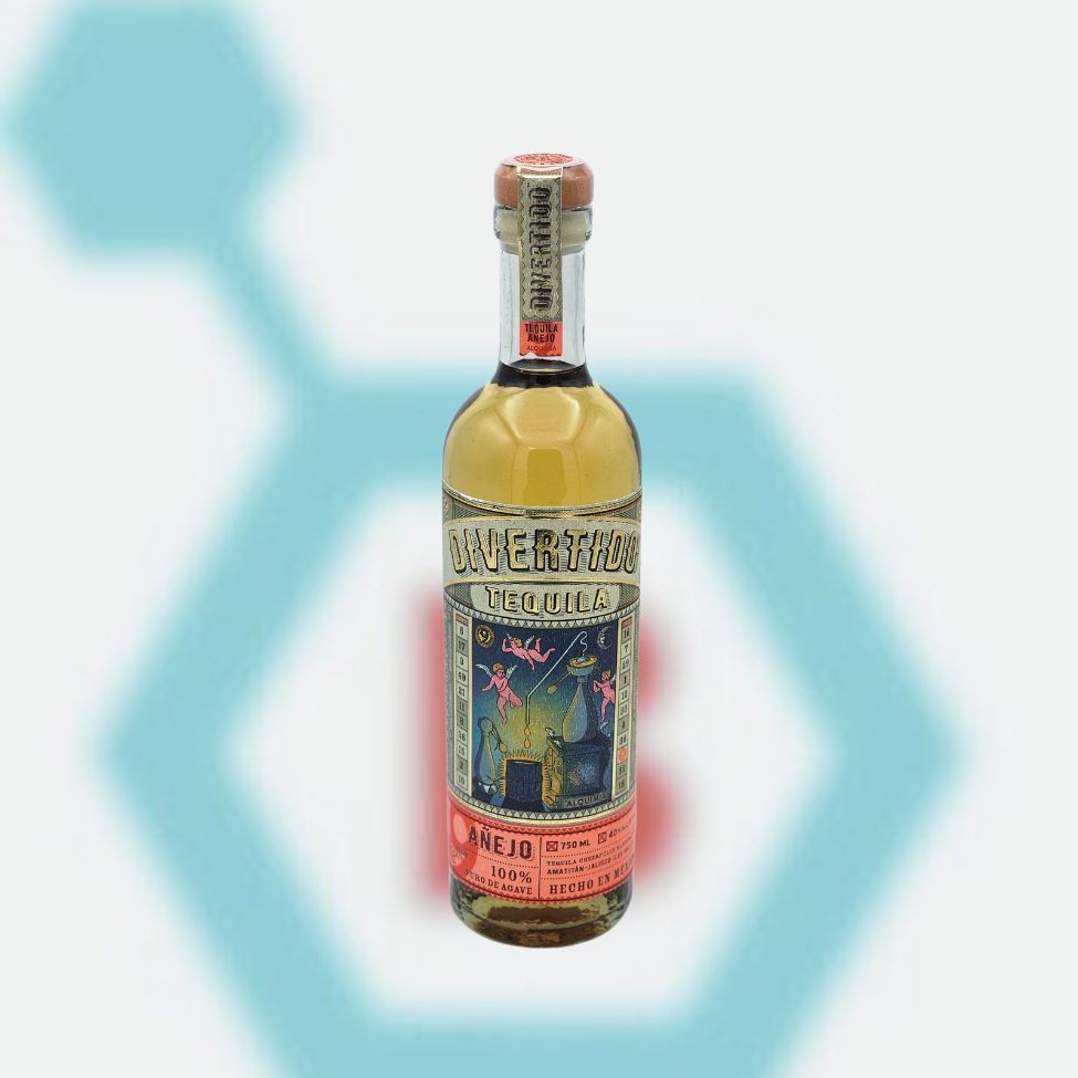 DIVERTIDO TEQUILA ANEJO 750ML 40% ABV