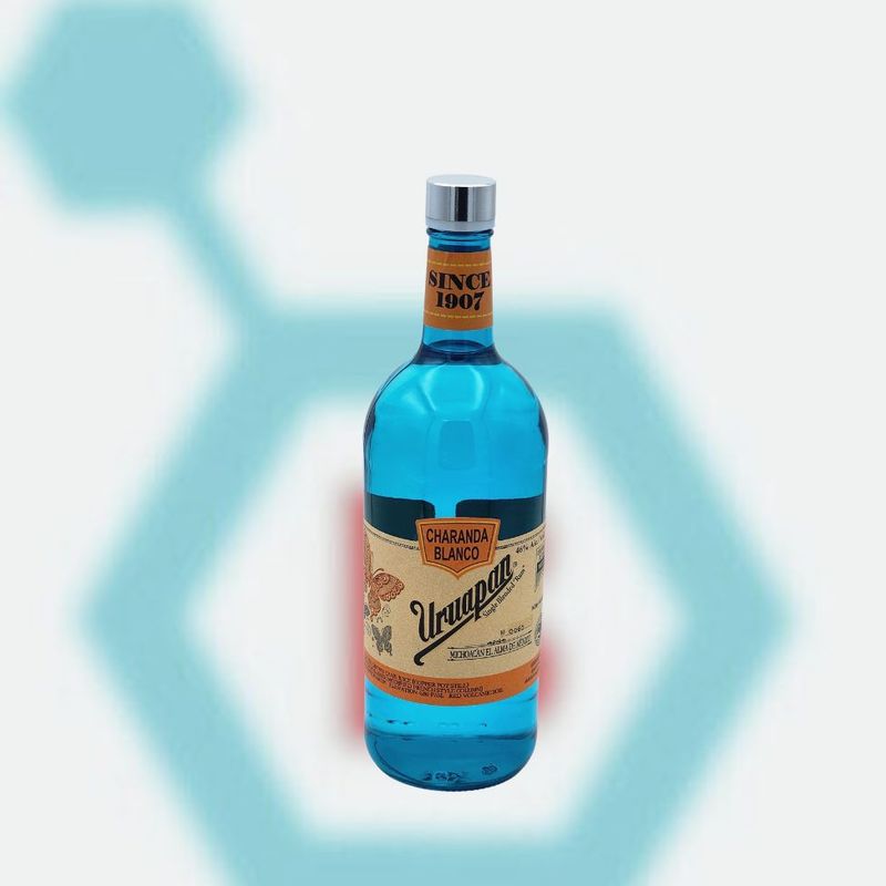 URUAPAN CHARANDA BLANCO MEXICAN RUM 1L 46% ABV