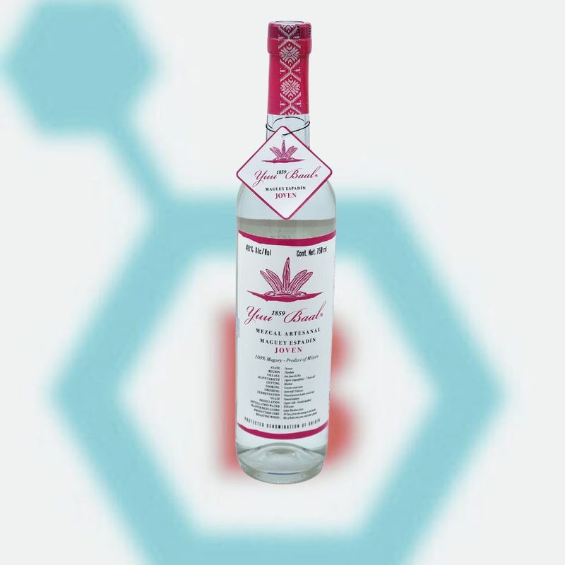 YUU BAAL MEZCAL JOVEN ESPADIN 750ML 48% ABV